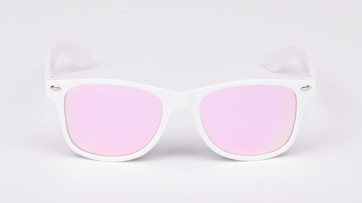bijele sunčane naočale za djecu s rozom lećom povoljne cijene