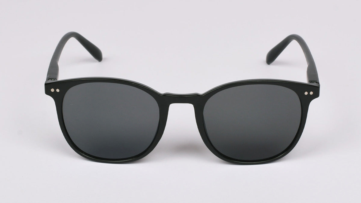 crne mat sunčane naočale za ovalno lice okruglog okvira
