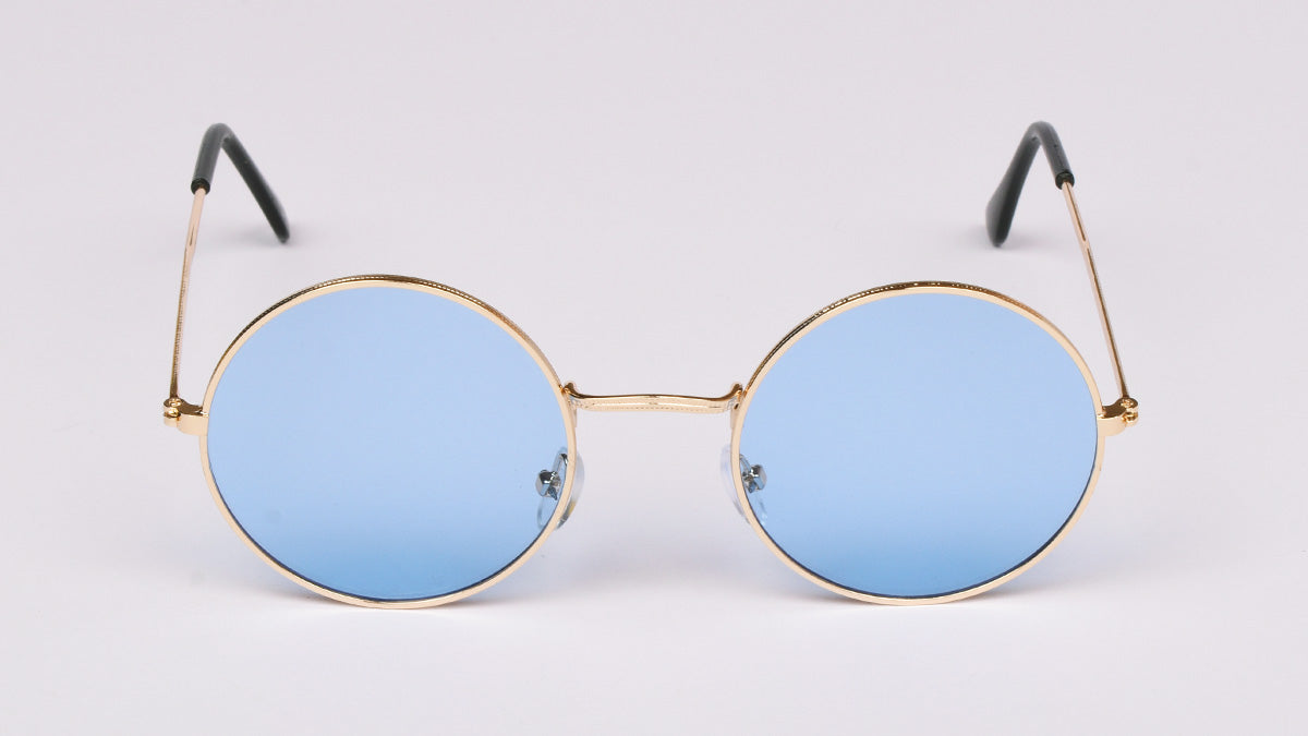 metalne sunčane naočale lennon oblika s lećom u boji