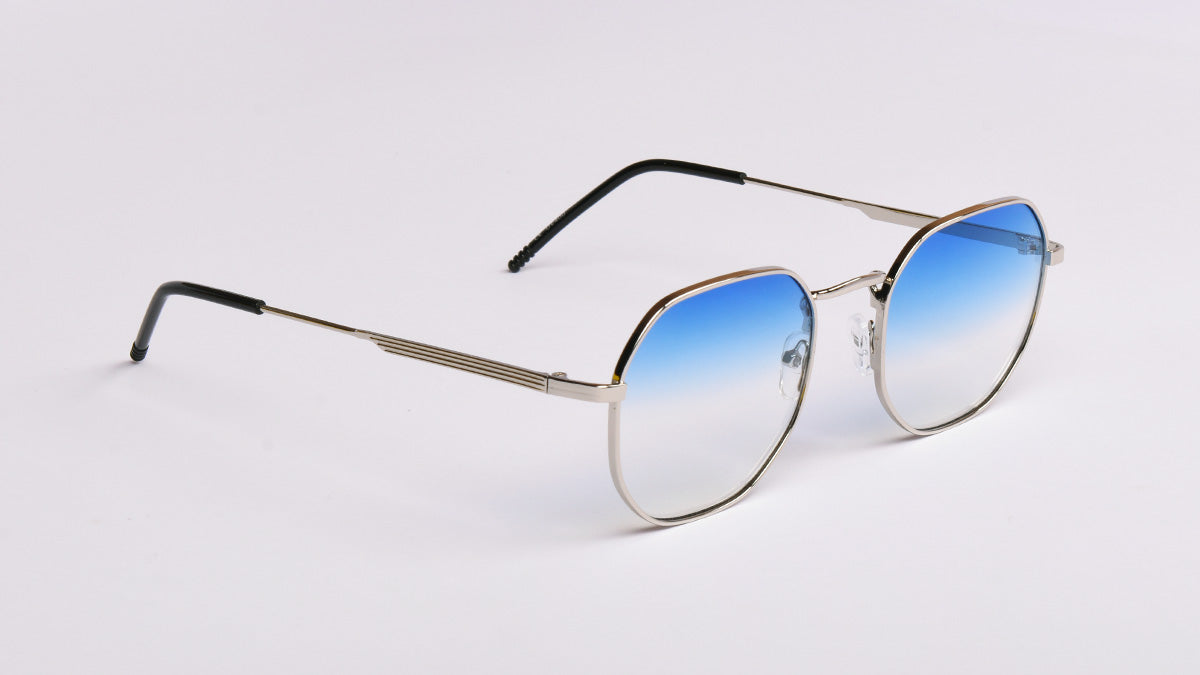 metalne sunčane naočale okruglog višekutnog oblika s lećom u boji povoljne cijene
