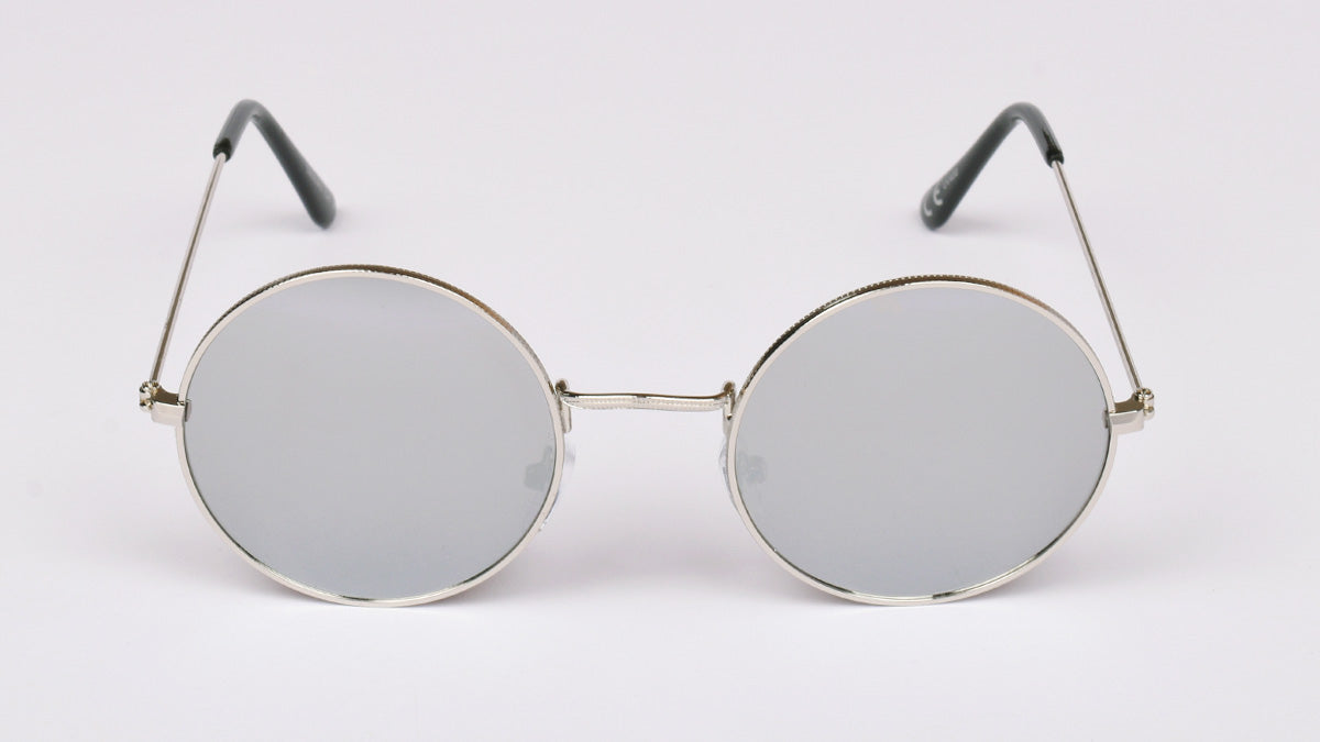 metalne okrugle sunčane naočale unisex s lećom u boji